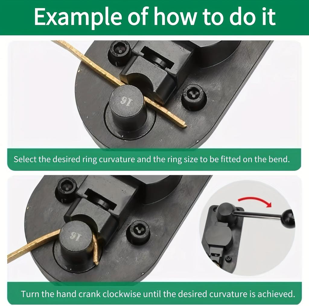 Пластиковый/Металлический Станок для Гибки Колец для Золота Серебра и Меди Многофункциональный Набор Инструментов для Округления Формовки и Прокатки Ювелирных Изделий