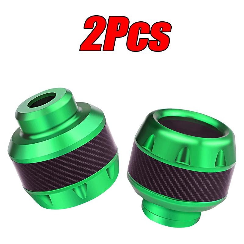 4Pcs Aluminum Alloy Motorcycle Crash Protector Scooter Wheel Front Fork Frame Falling Protection Pads Sliders Moto Exterior