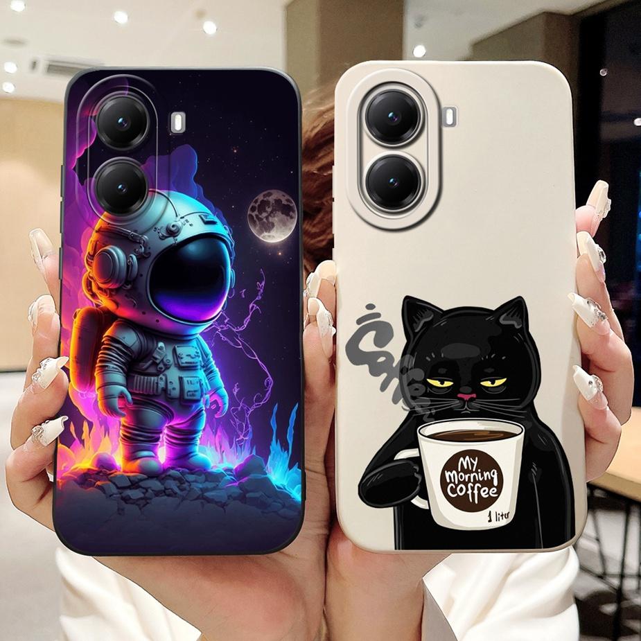 Для Xiaomi Poco X7 Pro 5G Чехол Милый Модный Мультяшный Задняя Крышка Чехол для Телефона Для Xiaomi Poco X7 PocoX7 Pro 5G Мягкий ТПУ Fundas Coque