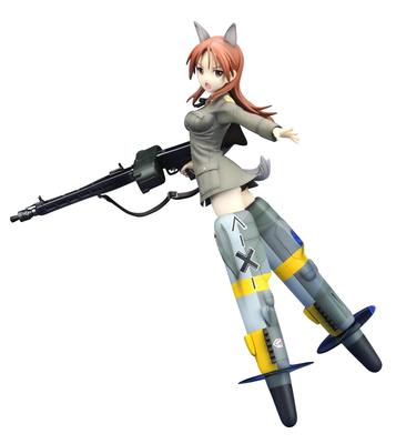 Kotobukiya Strike Witches Wilcke Scale ПВХ Раскрашенная Готовая Фигурка Минна-Диетлинде 1/8