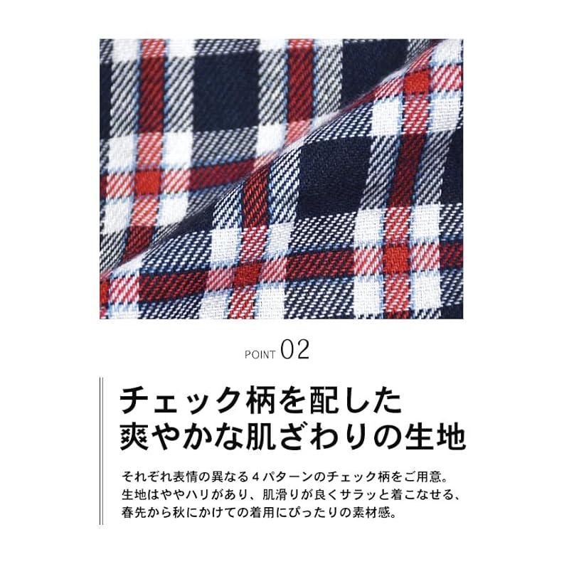 [ПЕРВЫЙ ВНИЗ по основному] (Сначала основы) Рубашка в клетку с длинным рукавом мужская Рубашка/YC A73 темно-синяя Тип L