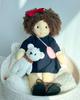 BlissfulPixie Waldorf Doll Handmade Doll Ignacy Soft Girl Cute Plush Toy Perfect Doll for Kids - 12"