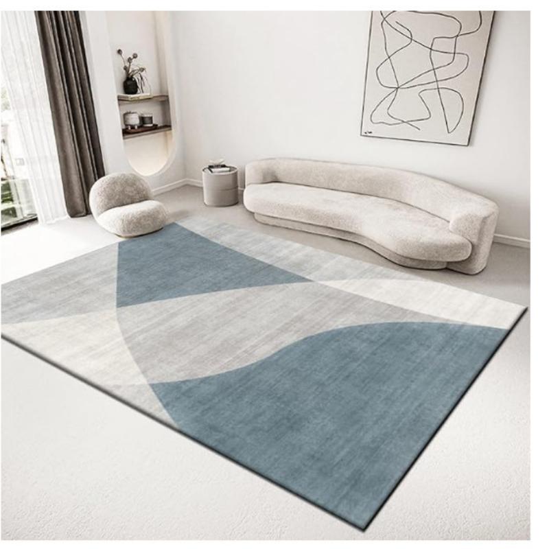 Modern Minimalist Geometric Living Room Carpet Home Bedroom Bedside Carpet Large-area Carpet Mat