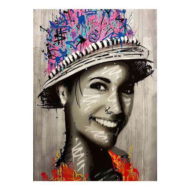 Сексуальная женская портретная картина, абстрактные настенные картины, постеры, настенная живопись, печать на холсте, картины для гостиной, домашний декор, без рамки