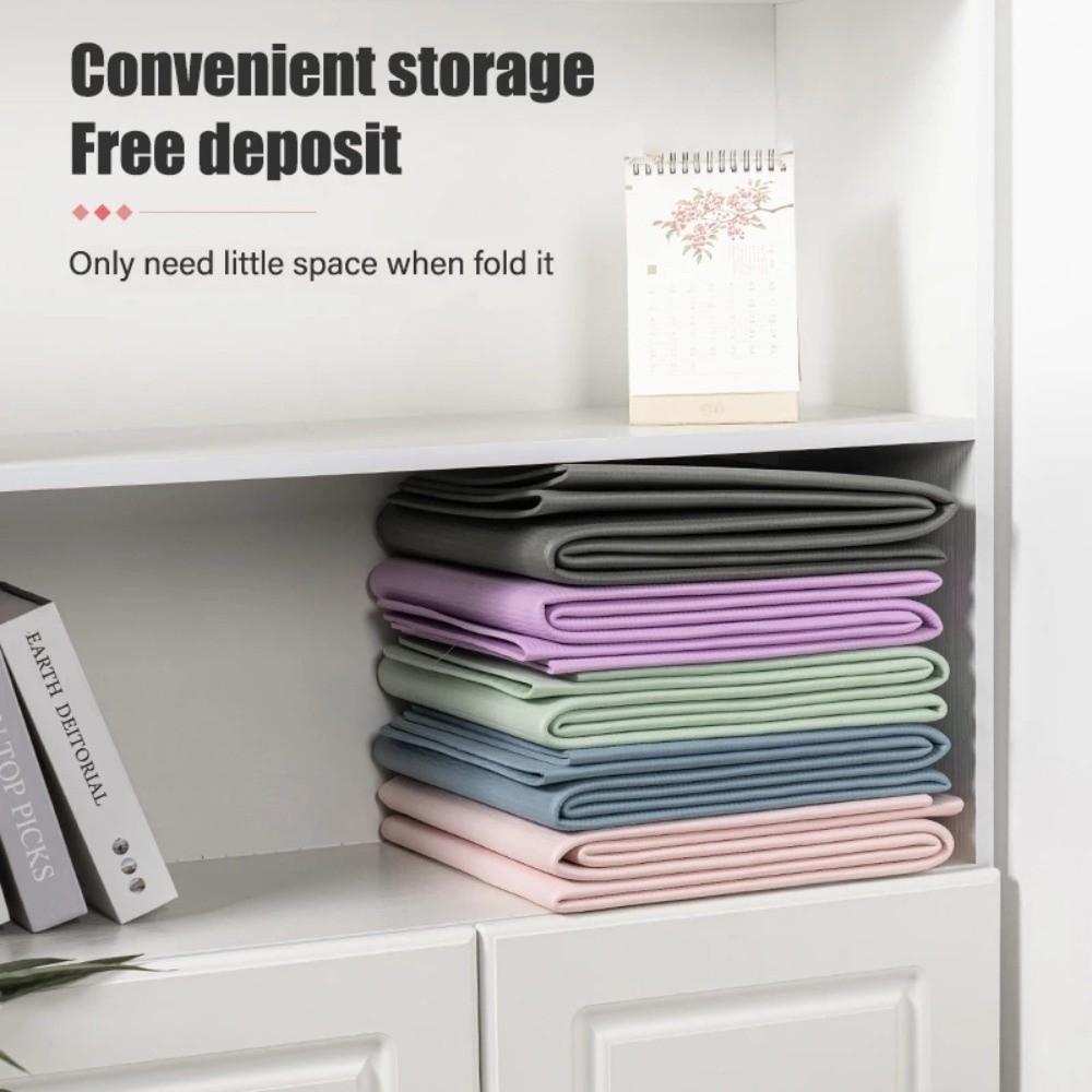 Elastic Foldable Yoga Mat Non-slip Fitness Cushion Foldable Pilates Mat  Gymnastics