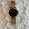 Б/у часы Daniel Wellington DW00100108 Золотой сетчатый ремешок