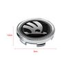 4Pcs 60MM Car Wheel Center Hub Cap Car Accessories For Skoda Octavia Superb Rapid Kodiaq Karoq Fabia Kamiq Roomster Citigo
