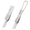 Stainless Steel Fishing Line Tweezers Cutter Lures Rings Loop Opener Quick Split Rings Opener Mini Size Fishing Pliers