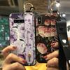 Противоударный защитный чехол для телефона Samsung Galaxy S10 5G/SM-G977N, держатель для телефона, ремешок на запястье, грязеотталкивающий браслет