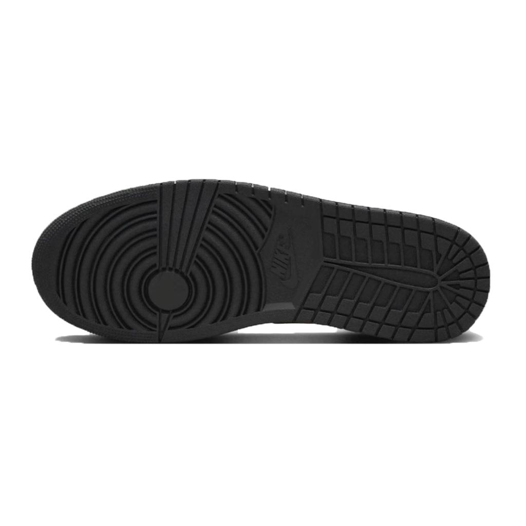 Jordan Air Jordan 1 Abrasion Resistant Low top Vintage Basketball Shoes Unisex Black 553558-165(Team845-Box)