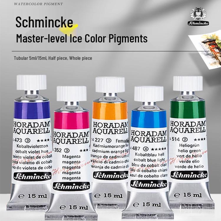 Schmincke Professional Watercolor Paint, Purple Red, 15ml, Artist Grade, Series 1 Tube
