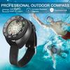 Открытый профессиональный компас, компас для дайвинга, водостойкий навигатор, цифровые часы, компас для подводного плавания