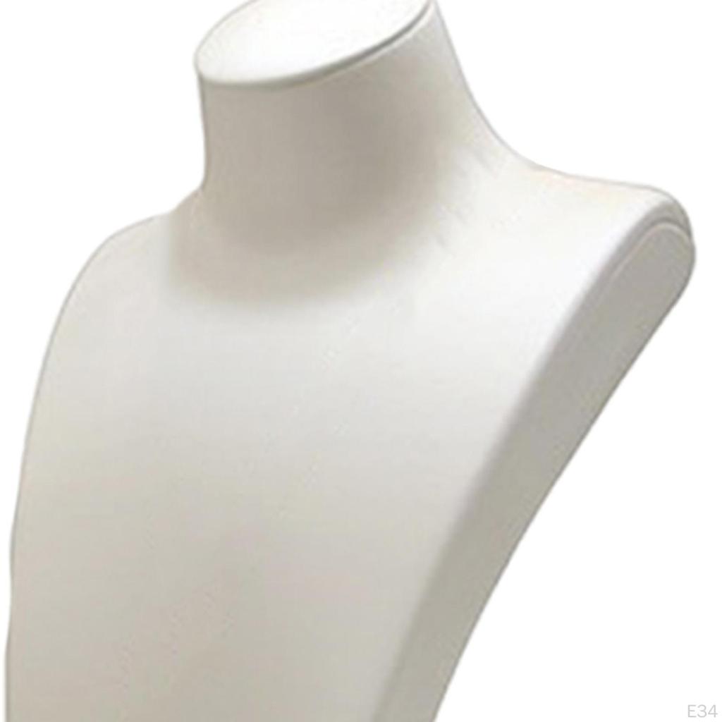 Элегантная подставка для ожерелий, дисплей для ювелирных изделий из ПУ кожи, ретро манекен-бюст, настольное хранение