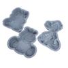 3pcs Cartoon Silicone Baking Mold Dinosaur Hippo Dog Shape Food Grade Non Stick Cute Cake Mold
