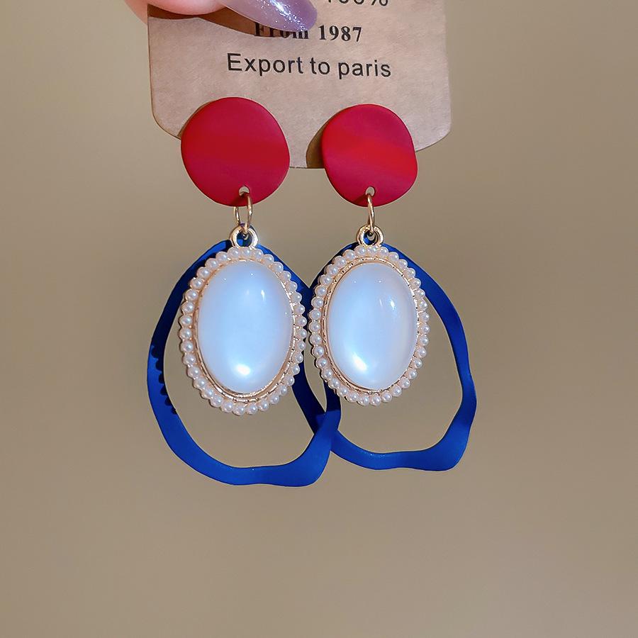 Роскошные серьги-кисточки с красными цветами: Стильные, Дорогие, Акцентные Серьги-Гвоздики для Женщин