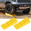 1 Pair RV Leveling Ramps 3 Stage Yellow Trailer Camper Wheel Chocks for Stabilizing Uneven Ground an