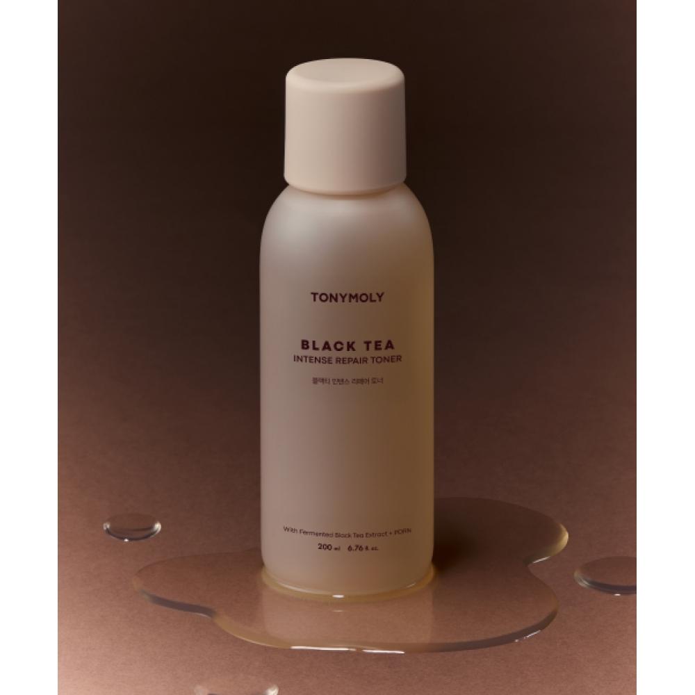 Tonymoly Сыворотка+тонер ИЛИ лосьон для интенсивного восстановления с черным чаем 50 мл+200 мл