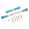 Набор стержней рулевого механизма из алюминиевого сплава с ЧПУ для радиоуправляемого грузовика WPL 1608T (синий)