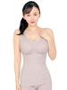 Andijur Anri Sugihara Cotton Blend Bra Cami Tank Top with Comfortable Wireless Belly Support Bra Plus Cotton Bust-Up Cups, Women's Top, Sizes, (Mocha