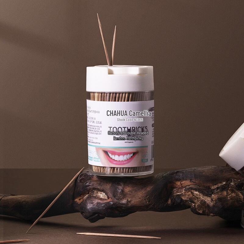 CHAHUA Карбонизированные бамбуковые зубочистки