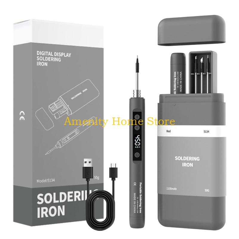 F26C USB Паяльник с регулируемой температурой 230-450℃ Инструмент для сварки Нагреватель Пайка