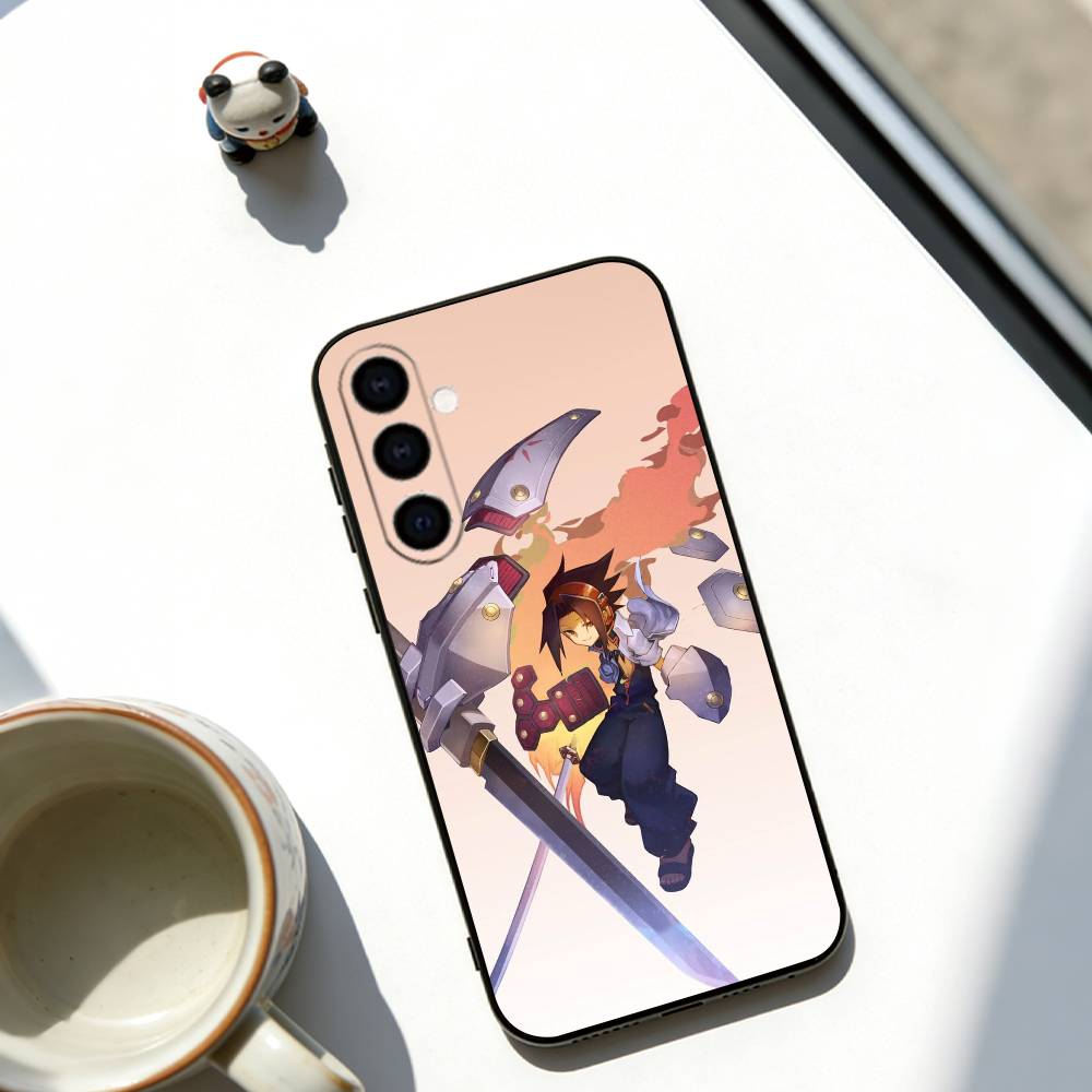 Чехол для телефона Shaman King для Samsung Galaxy A73,A72,A71,A70,A53,A52,A51, Мягкий черный чехол