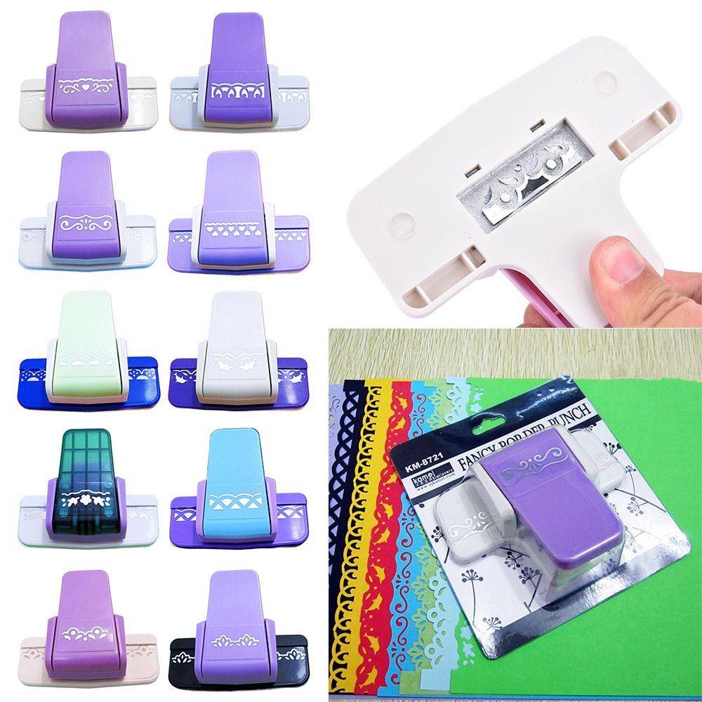 Устройство для создания краёв своими руками, скрапбукинг, S-образный цветочный дизайн, необычный дырокол для тиснения