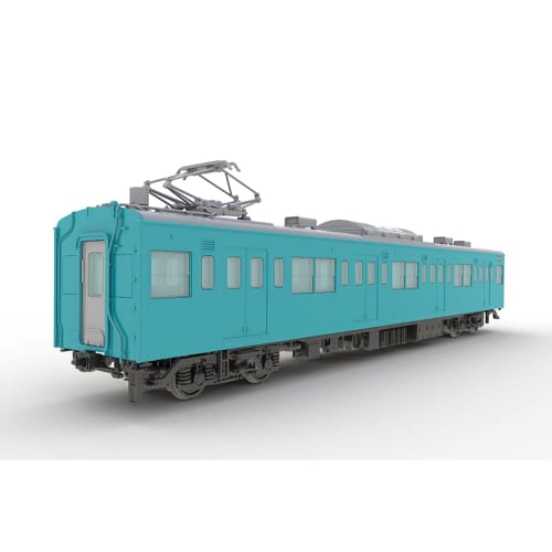 PLUM 1/80 Scale JR East 201 Series DC Electric Car Keiyo Line Moha 201 & Moha 200 Display Model, Unpainted Assembly Plastic Kit, PP132