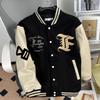 Trendy New Embroidered Men's Baseball Jacket - Autumn/Winter Collection