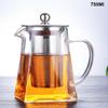 Термостойкий стеклянный чайник с фильтром для заварки чая из нержавеющей стали, цветочный чайник, набор кунг-фу, пуэр улун