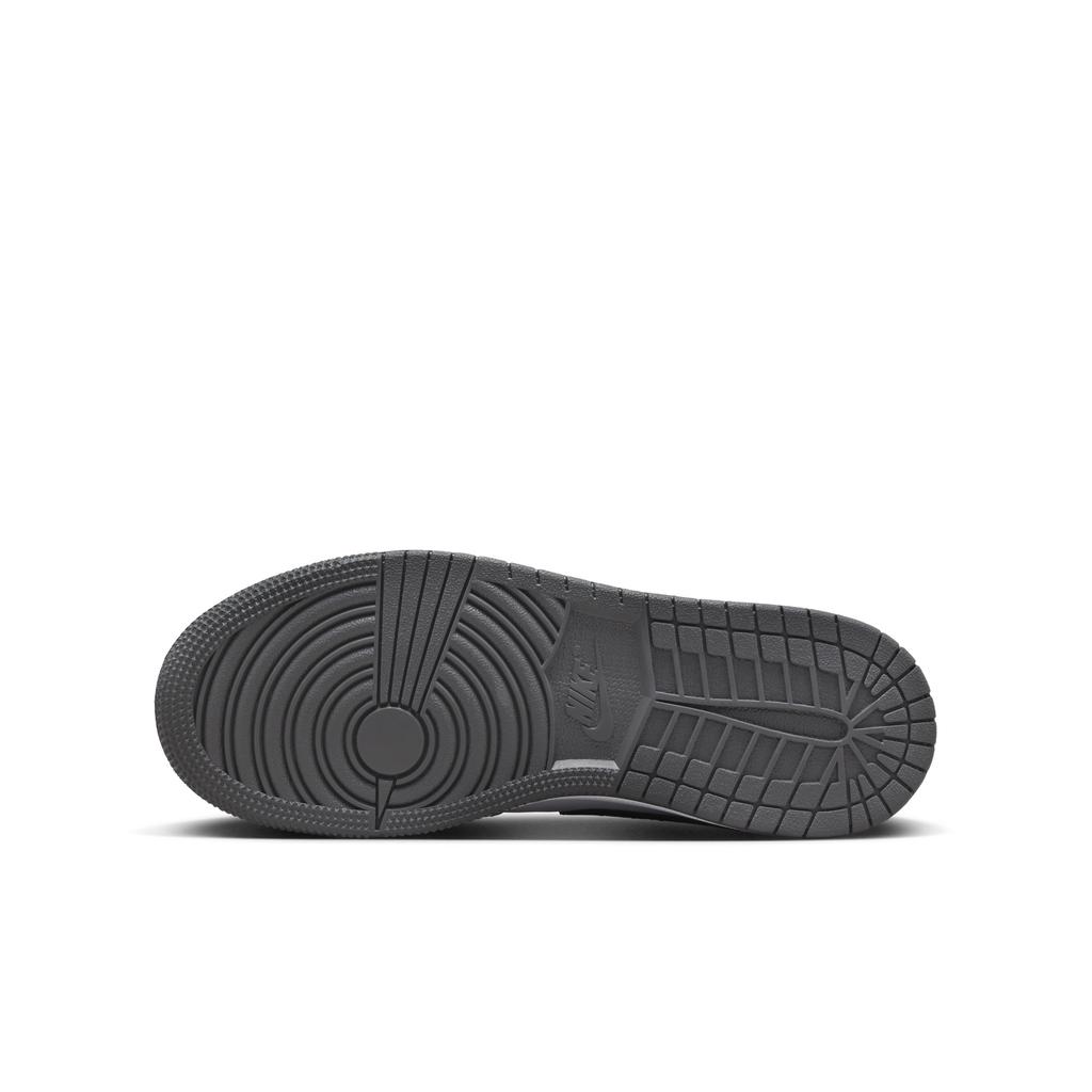 Air Jordan 1 Low GS Iron Grey Black Детские кроссовки Белый 553560-152