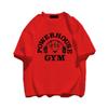 Summer Gym T-Shirts 100 Cotton Oversized Women's T Shirt Graphic Print Sporty High Quality Men's Clothes