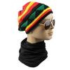 New Hip Hop Multi-colour Striped Cap Ladies Skuilles Beanie Winter Hats For Men Caps