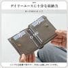 Женский мини-кошелек Mura Compact Bifold из натуральной кожи, (Серый)