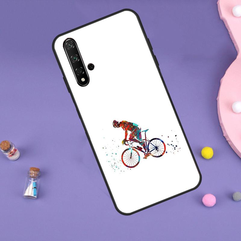 Bike Bicycle Case For Huawei Nova 11i 3i 7i 5T 11 9 10 SE Y60 Y61 Y70 Y90 Y91 P20 P40 Lite P30 Pro Cover