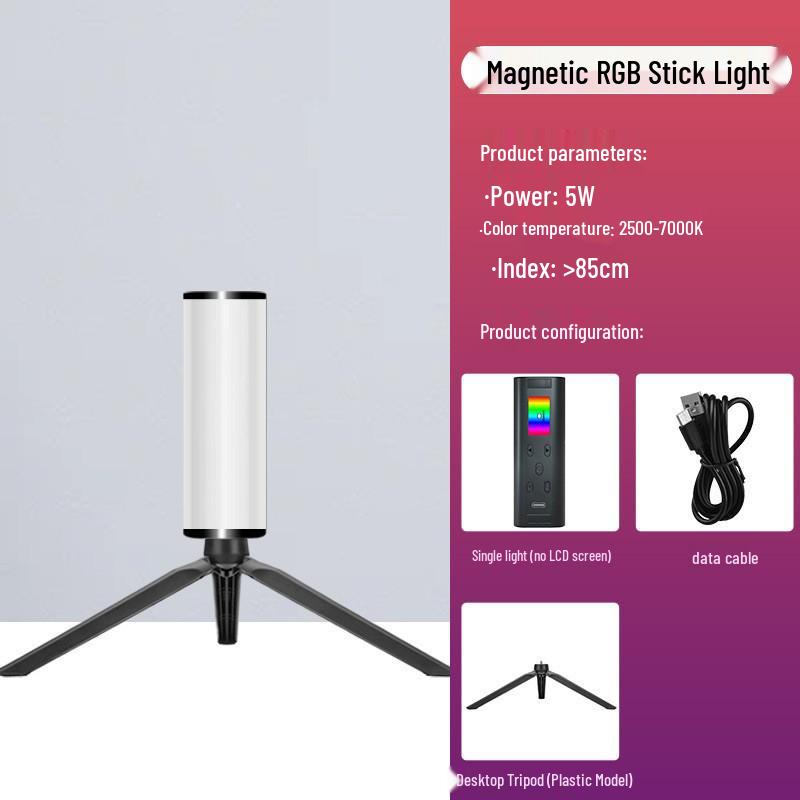 Портативная RGB светодиодная палка для заполняющего света для фотографии
