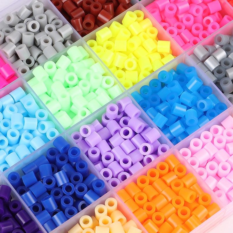 24 цвета, 5 мм, бусины Хама, игрушечные бусины-предохранители для детей, 3D-игрушки ручной работы своими руками