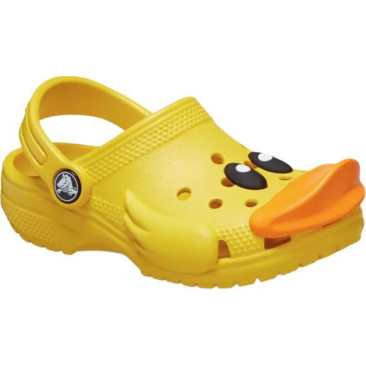 Crocs Я удобная прочная обувь для малышей детская обувь желтая 210017-75Y