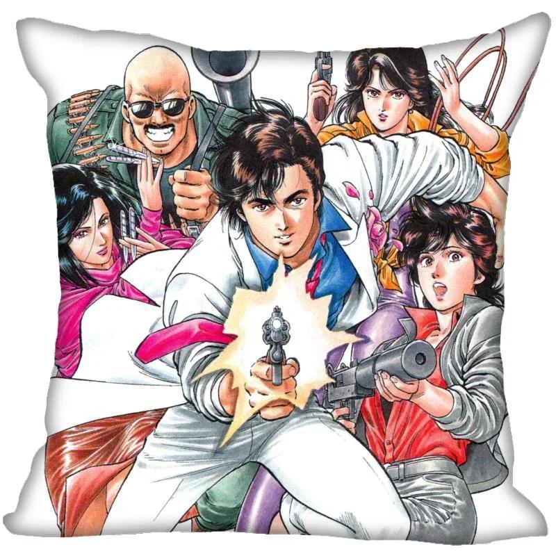 Animation City Hunter Pillow Case For Home Decorative Pillows Cover Invisible Zippered Throw PillowCases 45X45cm