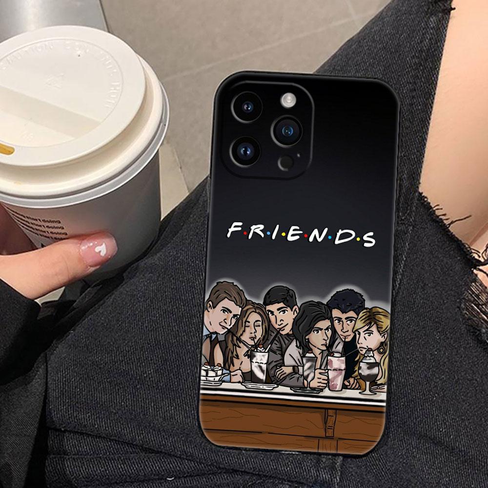 Coffee Friends TV Show Cover Phone Case For iphone Apple 17 AIR 16E 16 15 14 13 12 11 Pro XR Max 8 7 Plus TPU Case Funda Shell
