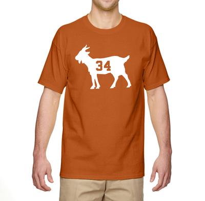 Футболка унисекс Texas Longhorns Ricky Williams Goat