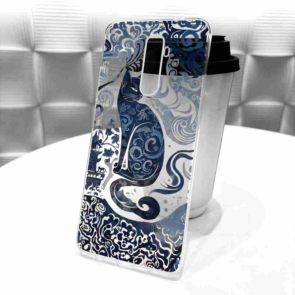 For Realme X 2 X2 Pro RMX1931 Case Cartoon Cat Simple Silicone Cover For Oppo Realmex2 Pro Phone Case Shockproof Bumper