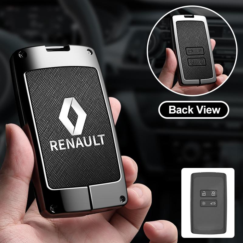 For Renault 2026 New Hub Caps Leather Car Key Cover for Renault Austral Kadjar Clio Megane Captur Arrana Kolaos Zoe Scenic Dacia
