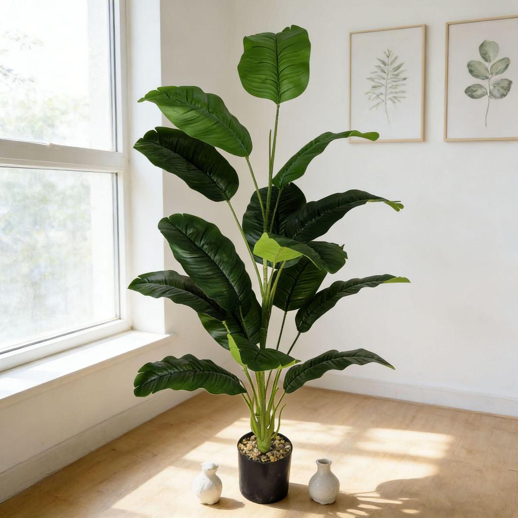 Cross-Border Traveler's Palm: Artificial Banana Tree for Living Room Window Corner Decoration