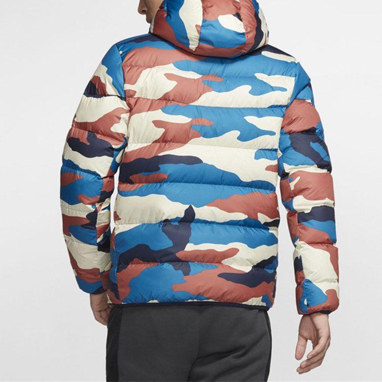 Nike Камуфляжная Повседневная Спортивная Стеганая Куртка Камуфляж BV4764-744