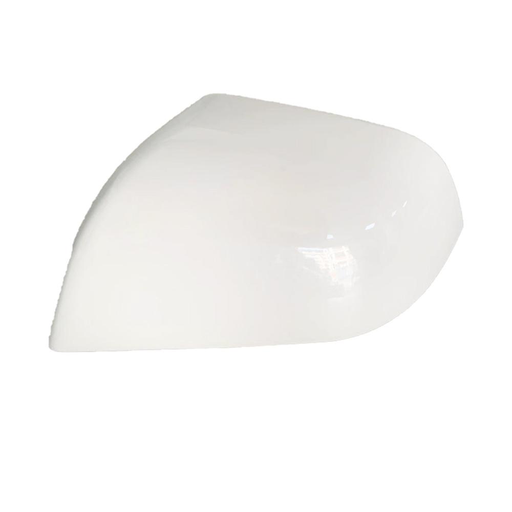 Pearl White Rear View Side Mirror Cover Skull Caps Pair For Tesla Model 3