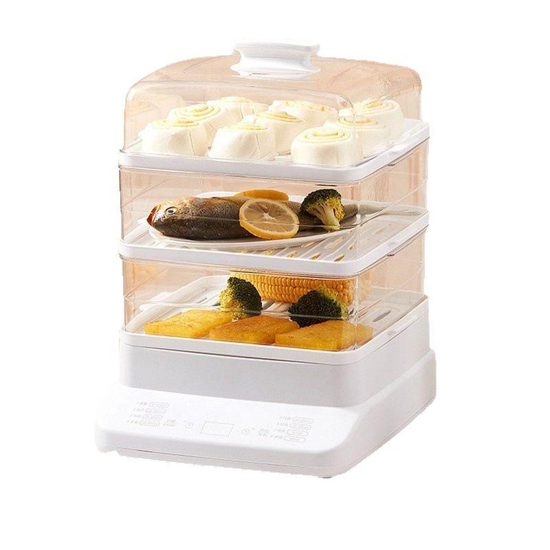 Электрическая пароварка и горячий горшок с двойным напряжением, объем 10,5 л, двухслойный изолированный кухонный горшок.