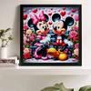 DIY Diamond Painting Round Diamond Happy Minnie Mickey Full Diamond Mosaic Home Decoration Painting Cross Stitch Kit