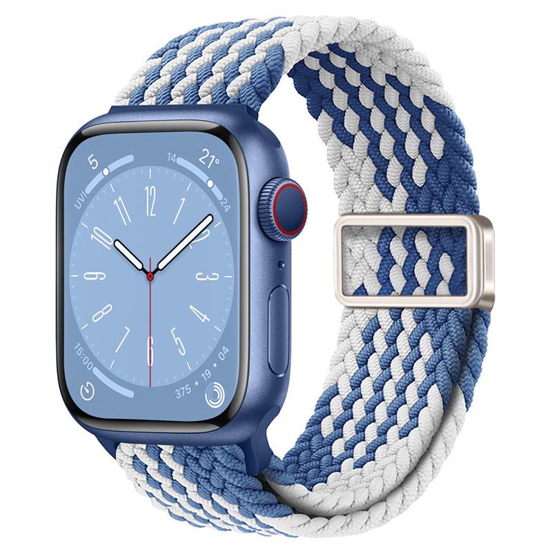 Нейлоновый эластичный плетеный ремешок с магнитной пряжкой для Apple Watch Series 1/2/11