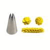 1pc, Stainless Steel Rose Medium Pipping Tip for Perfect Frosting and Decorating - Ideal for Cupcakes